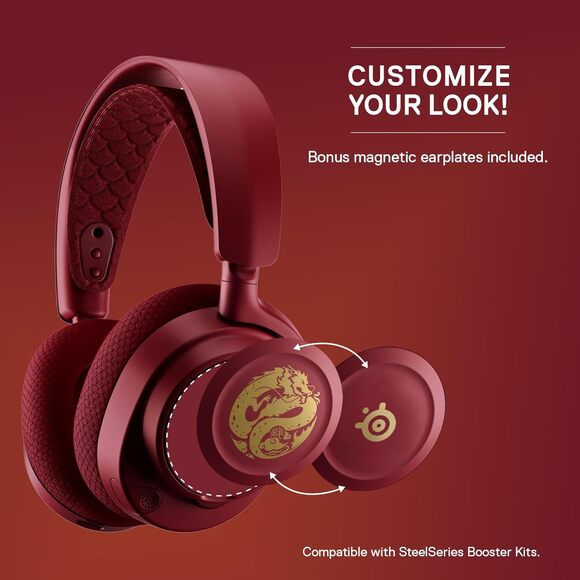 SteelSeries Arctis Nova 7 Wireless Dragon Edition –Multi-Platform Gaming Headset - Picture 1 of 10